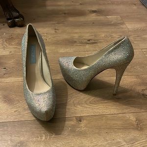 Betsy Johnson diamond stilettos